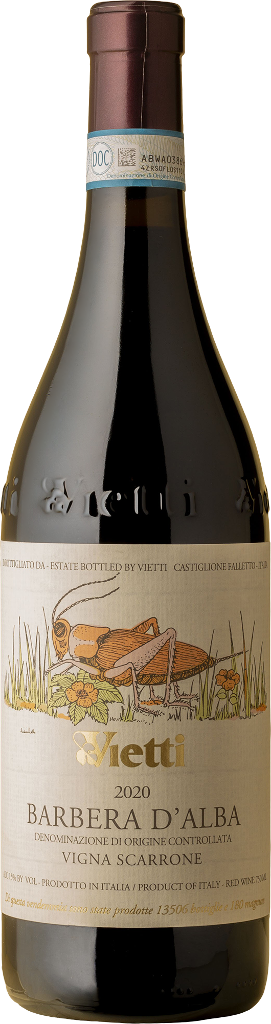 Vietti - Barbera d'Alba Scarrone 2020 Red Wine