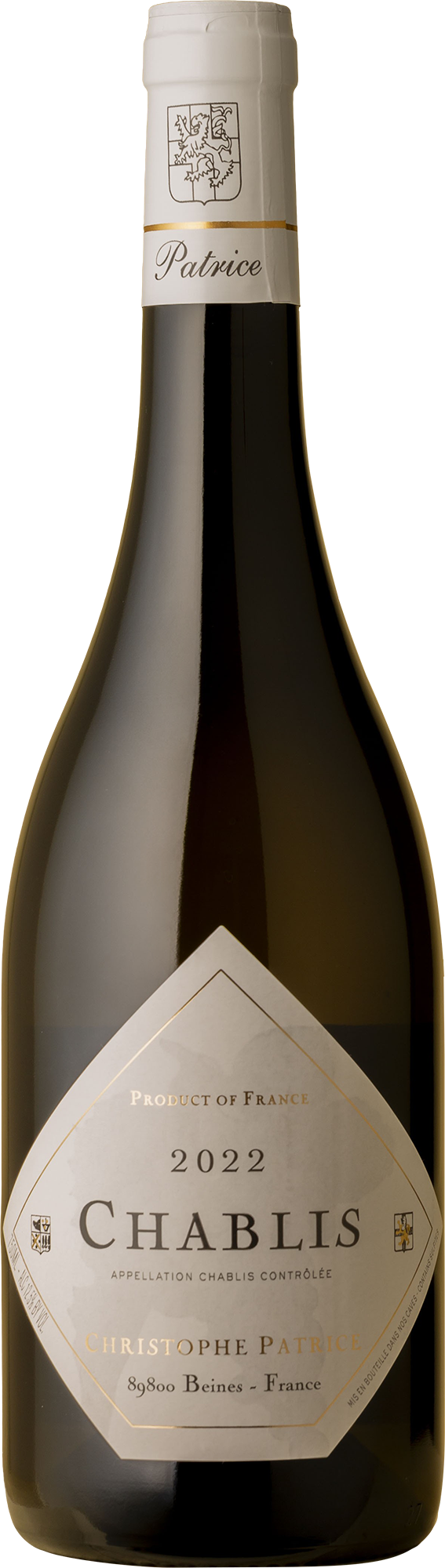 Christophe Patrice - Chablis AC Chardonnay 2022 White Wine