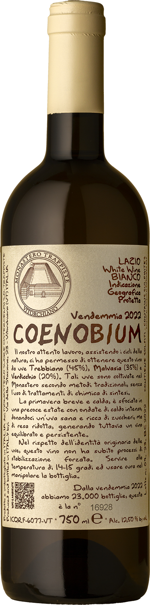 Monastero Suore Cistercensi - Coenobium Trebbiano /Malvasia / Verdicchio 2022 Orange Wine