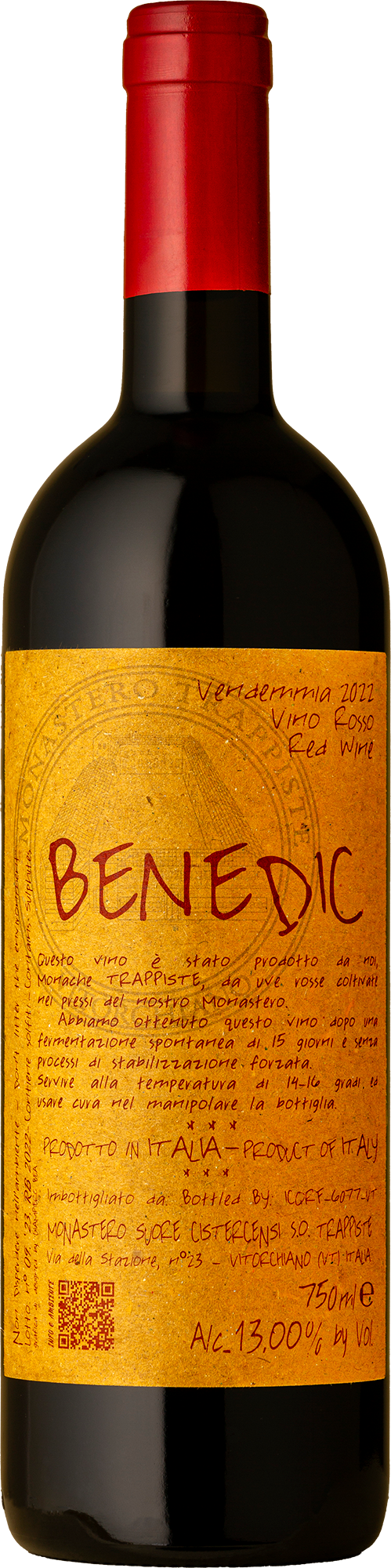 Monastero Suore Cistercensi - Benedic Sangiovese / Ciliegiolo 2022 Red Wine