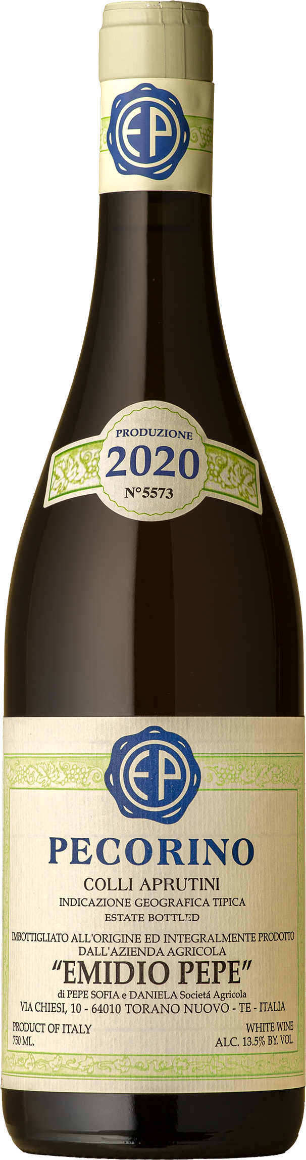 Emidio Pepe - Pecorino d'Abruzzo 2020 White Wine