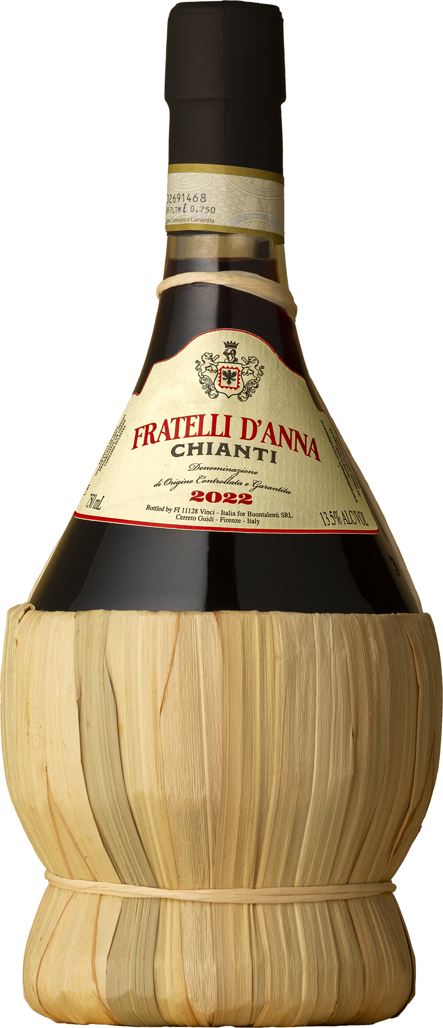 Fratelli D'Anna - Fiasco Chianti Sangiovese 2022 Red Wine