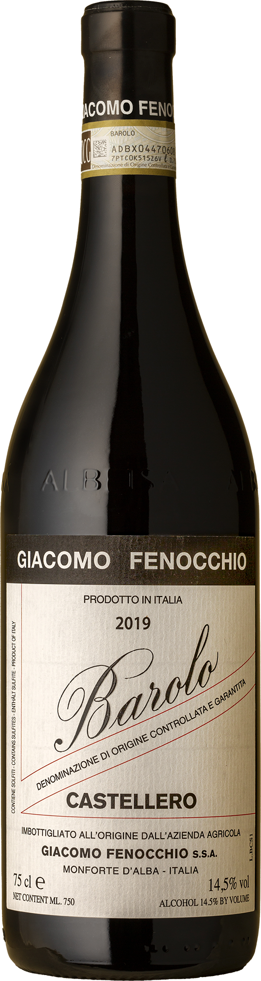 Giacomo Fenocchio - Barolo Castellero Nebbiolo 2019 Red Wine