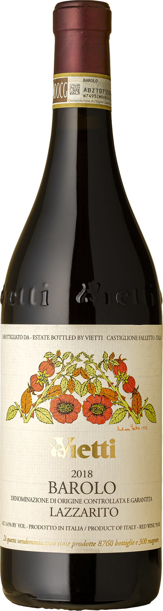 Vietti - Barolo Lazzarito Serralunga d'Alba Nebbiolo 2018 Red Wine