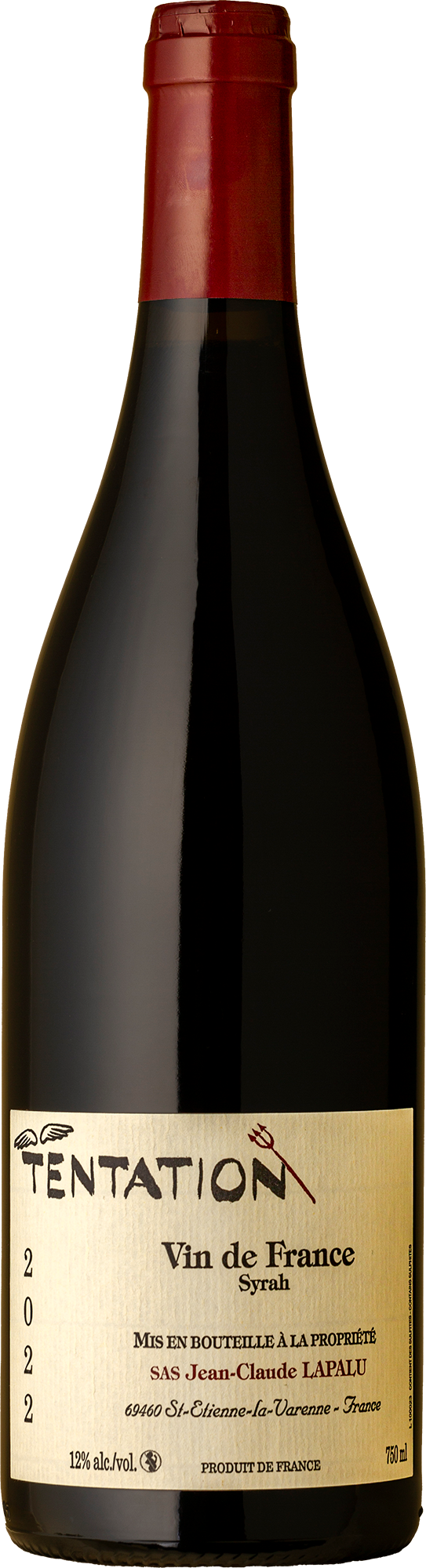 Jean-Claude Lapalu - ‘Tentation’ Gamay / Syrah 2022 Red Wine