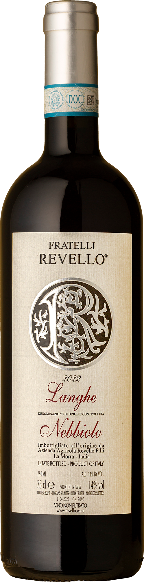 Fratelli Revello - Langhe Nebbiolo 2022 Red Wine