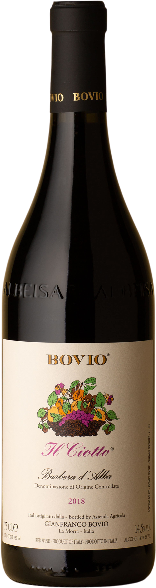 Gianfranco Bovio - Il Ciotto Barbera 2018 Red Wine