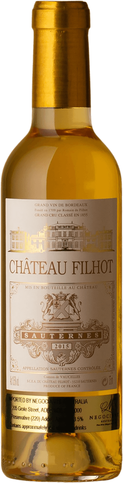 Château Filhot - Sauternes 2015 White Wine