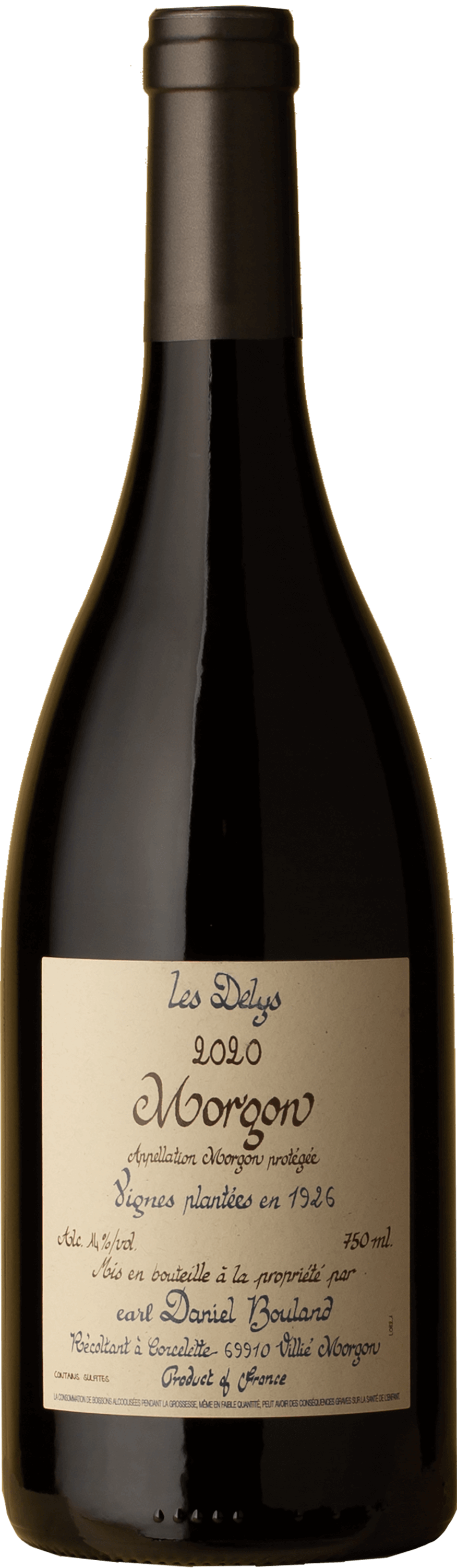 Daniel Bouland - Morgon Délys Gamay 2020 Red Wine