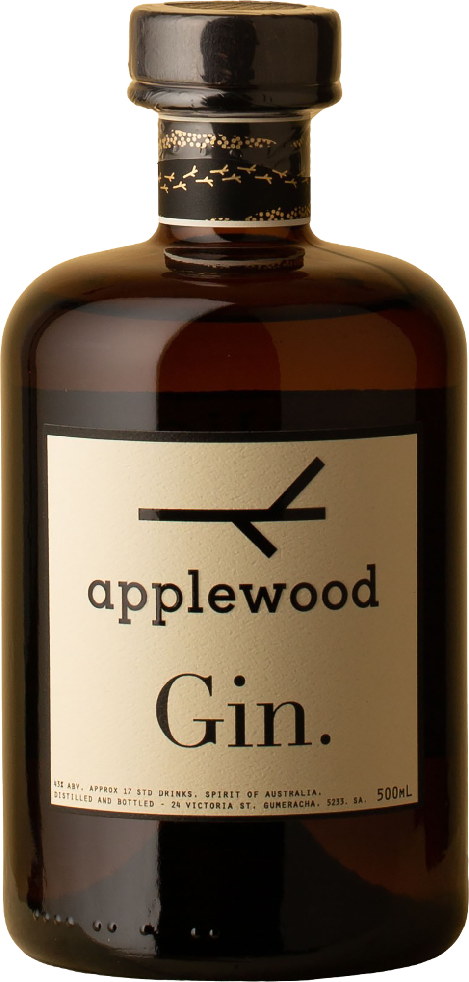 Applewood Distillery - Australian Signature Gin 500mL Not Wine