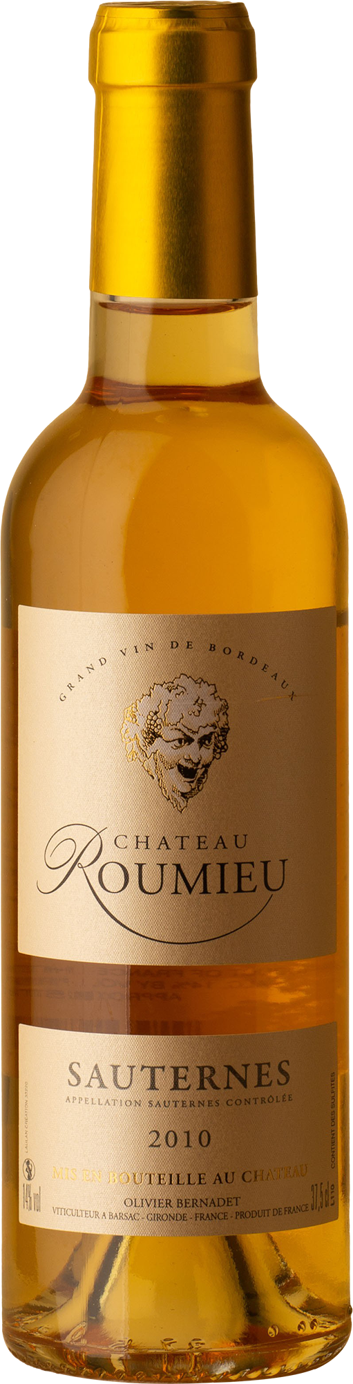 Château Roumieu - Sauternes 375mL 2010 White Wine