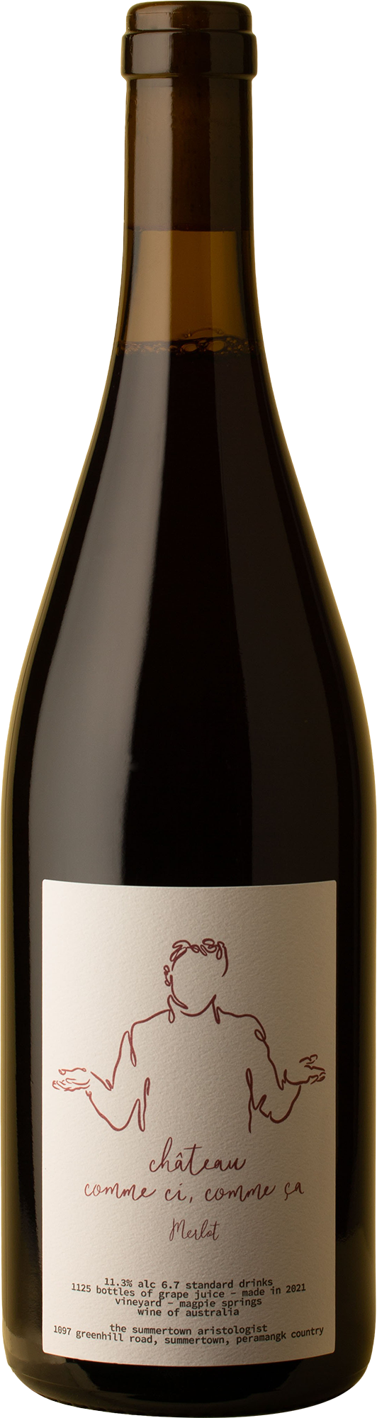 Chateau Comme Ci Comme Ca - Merlot 2021 Red Wine