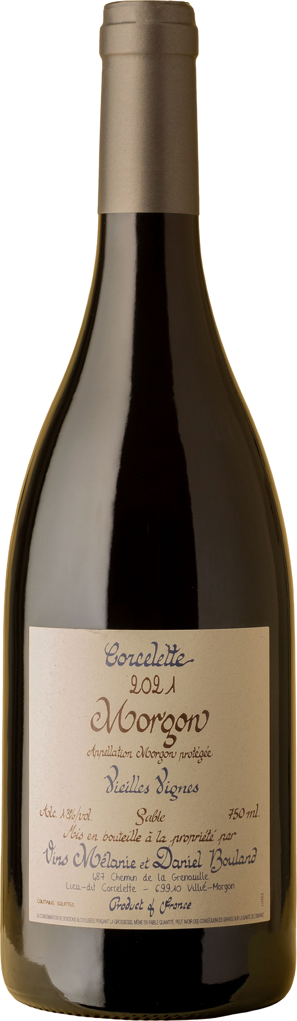 Daniel Bouland - Morgon Corcelette Sable Vieilles Vignes Gamay 2021 Red Wine
