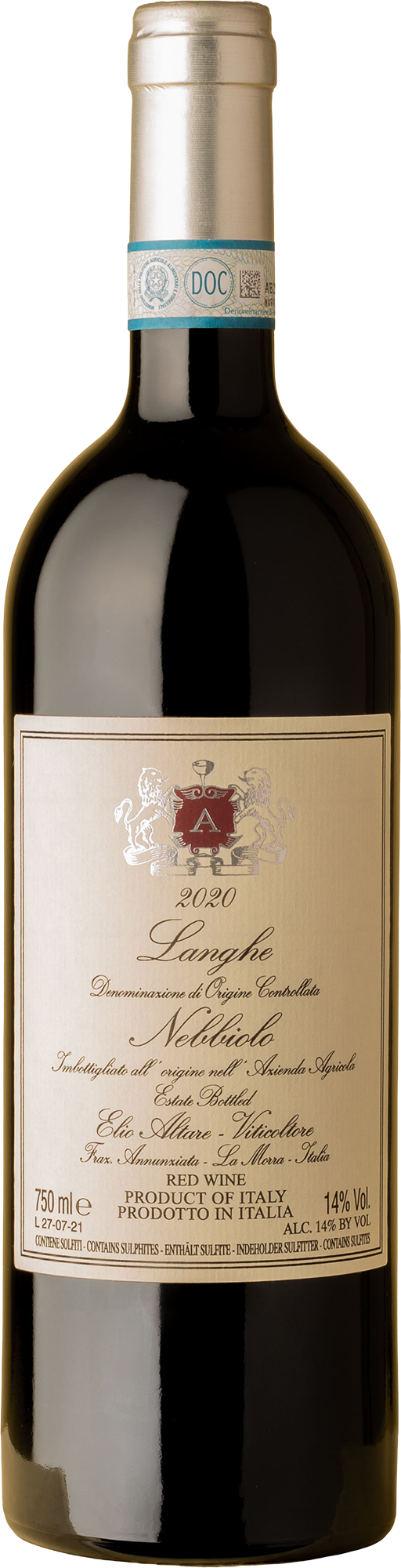 Elio Altare - Langhe Nebbiolo 2020 Red Wine