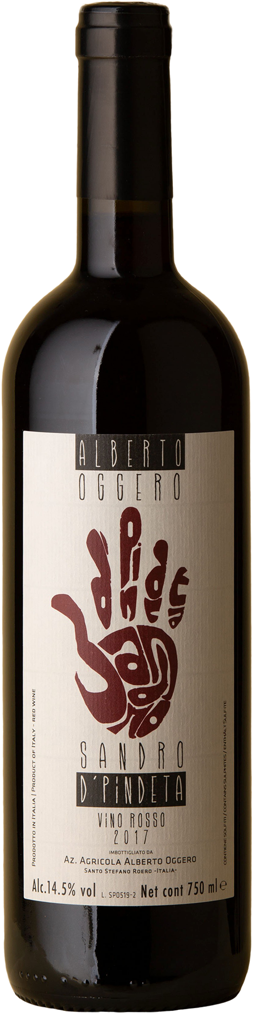 Alberto Oggero - Sandro d' Pindeta Nebbiolo 2017 Red Wine