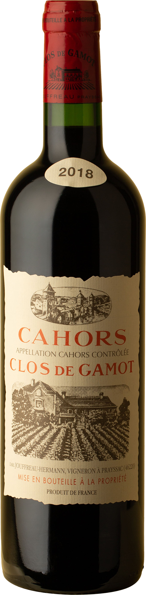 Clos de Gamot - Cahors Malbec 2018 Red Wine