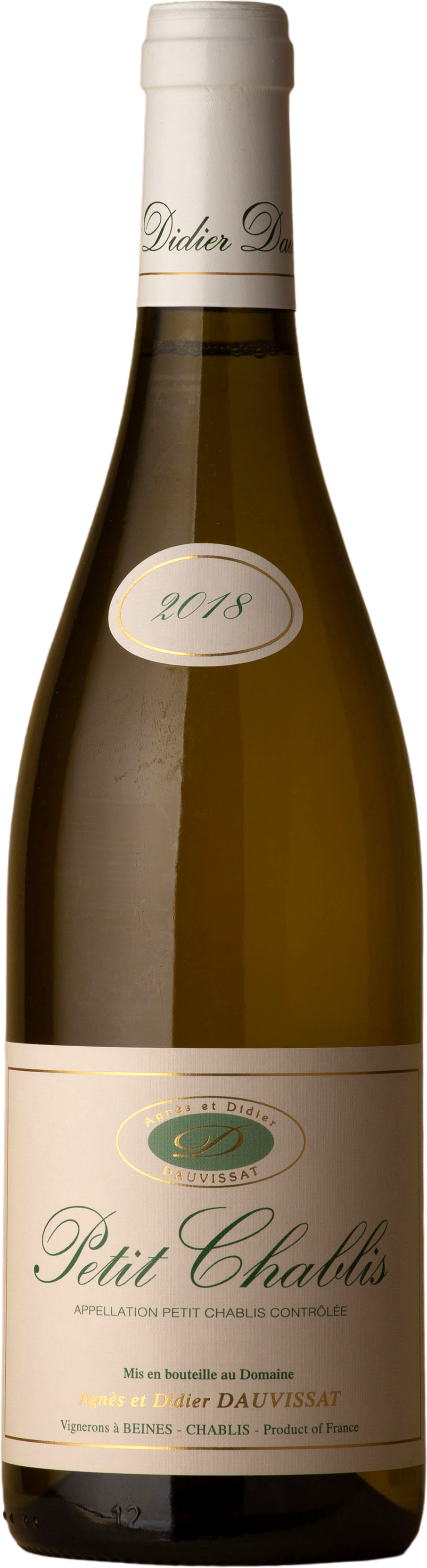 Agnes et Didier Dauvissat - Petit Chablis 2018 White Wine