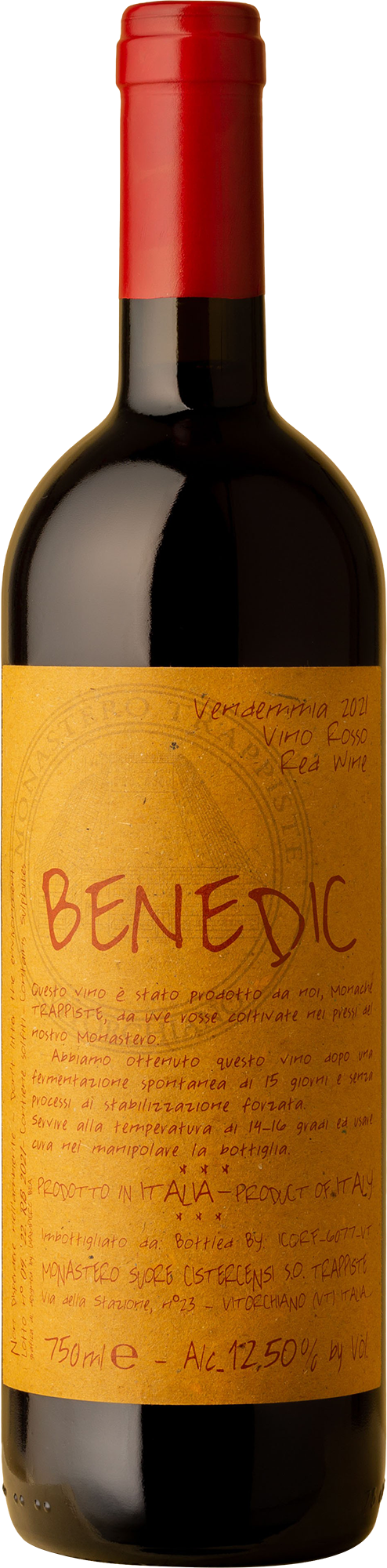 Monastero Suore Cistercensi - Benedic Sangiovese / Ciliegiolo 2021 Red Wine