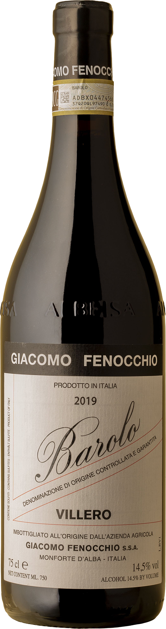 Giacomo Fenocchio - Barolo Villero Nebbiolo 2019 Red Wine