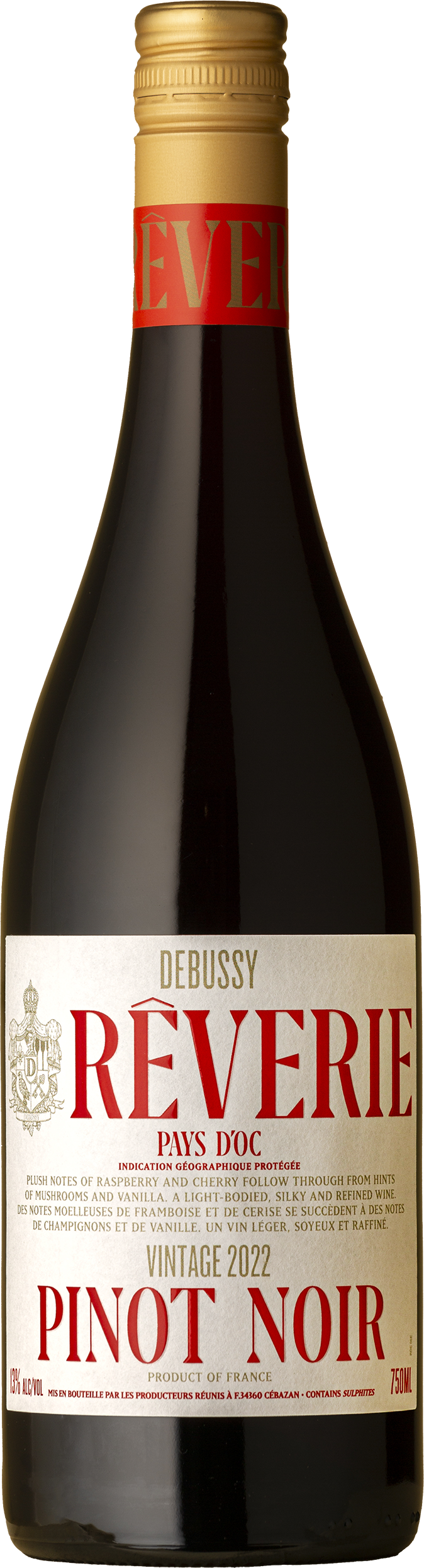 Debussy - Rêverie Pinot Noir 2023 Red Wine