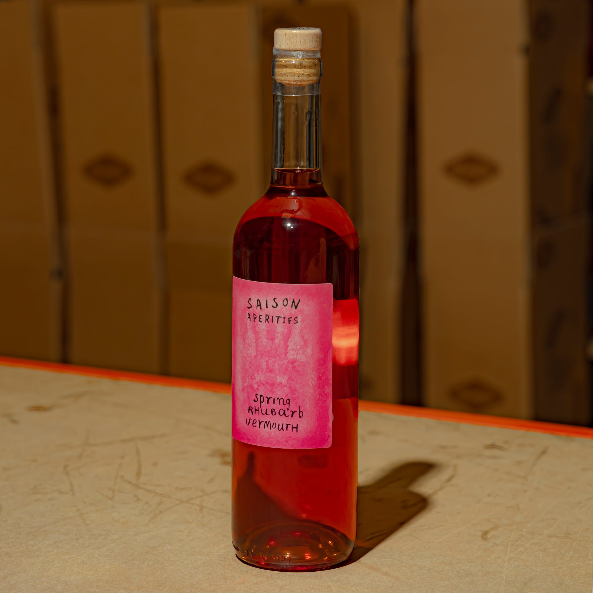 Saison Spring Rhubarb Vermouth NV bottle