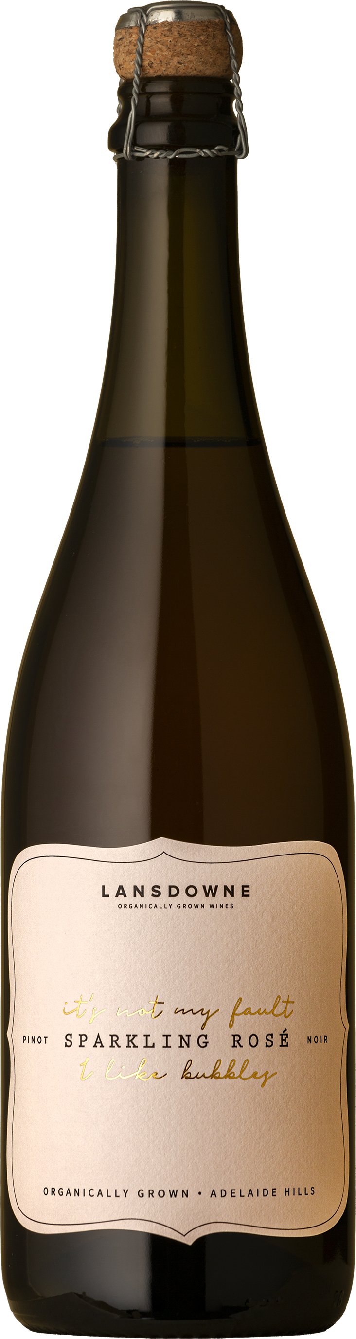 Lansdowne Wines - 'Its Not My Fault I Like Bubbles' Pinot Noir Rosé 2023 Sparkling Wine