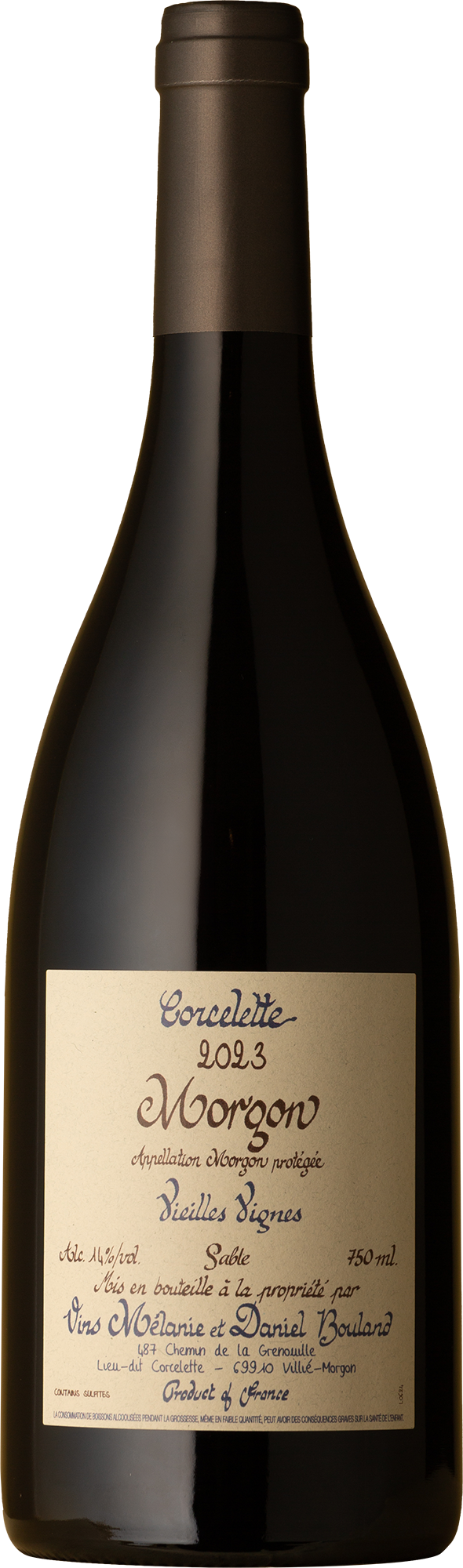 Daniel Bouland - Morgon Corcelette Sable Vieilles Vignes Gamay 2023 Red Wine