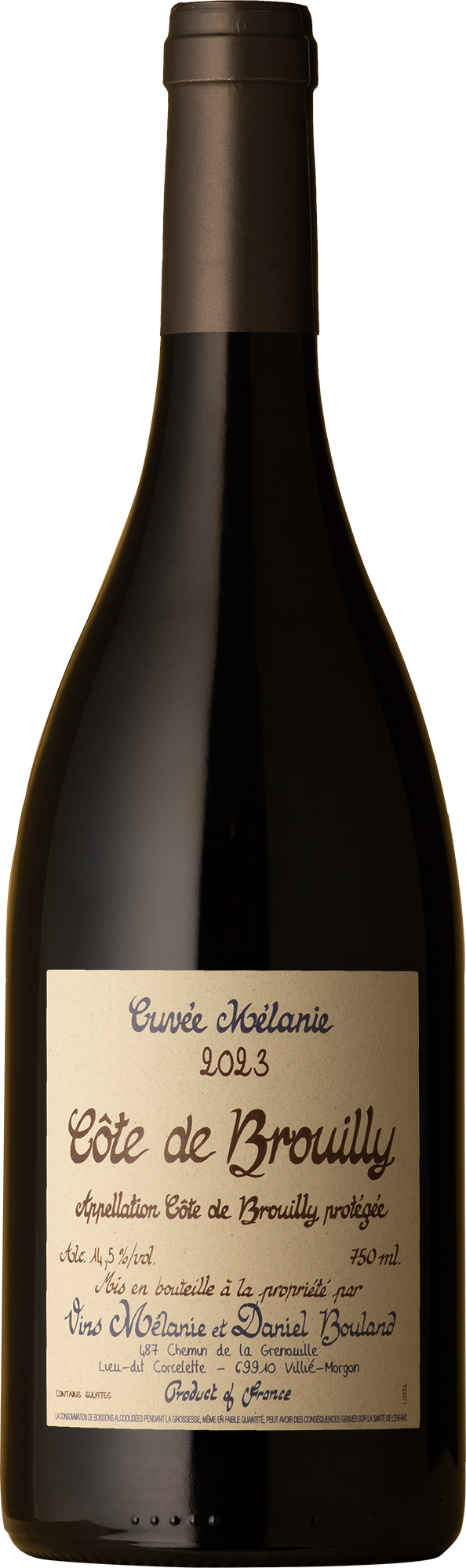 Daniel Bouland - Cuvée Mélanie Côte de Brouilly Gamay 2024 Red Wine