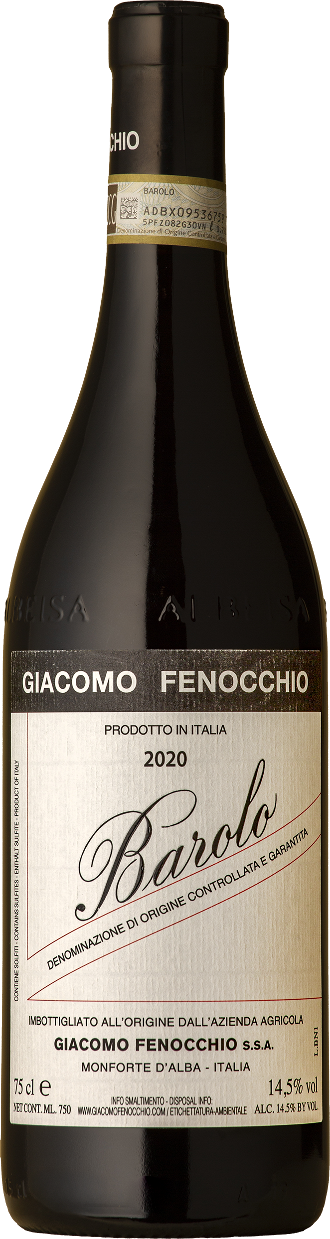 Giacomo Fenocchio - Barolo Classico Nebbiolo 2020 Red Wine