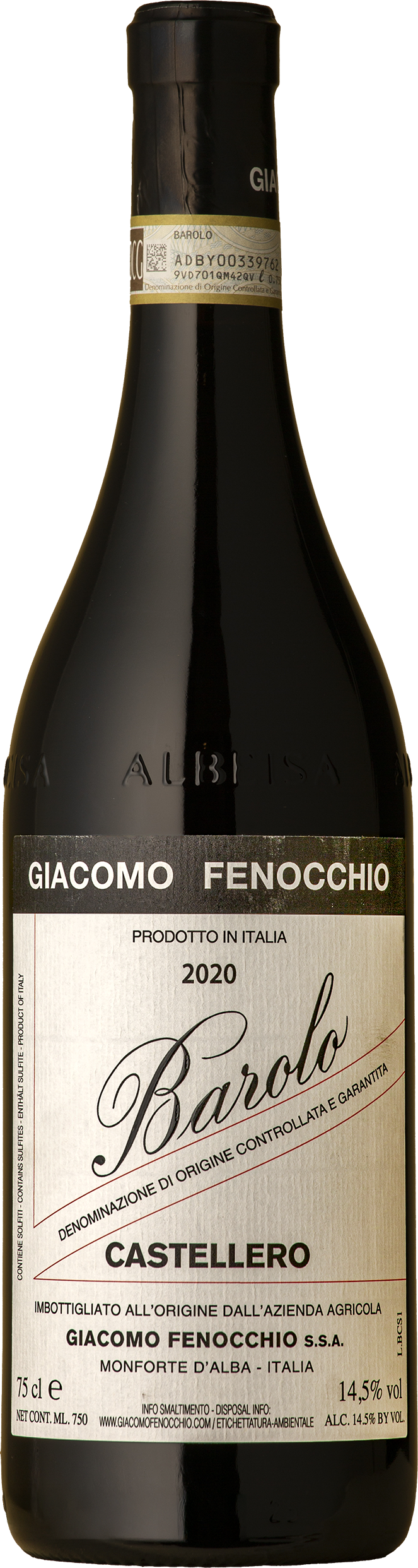 Giacomo Fenocchio - Barolo Castellero Nebbiolo 2020 Red Wine