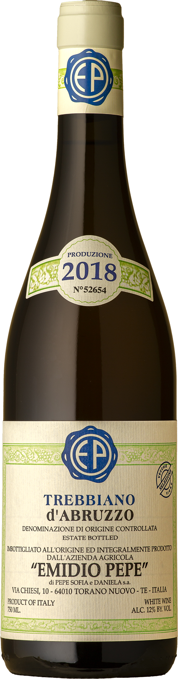 Emidio Pepe - Trebbiano d'Abruzzo 2018 White Wine