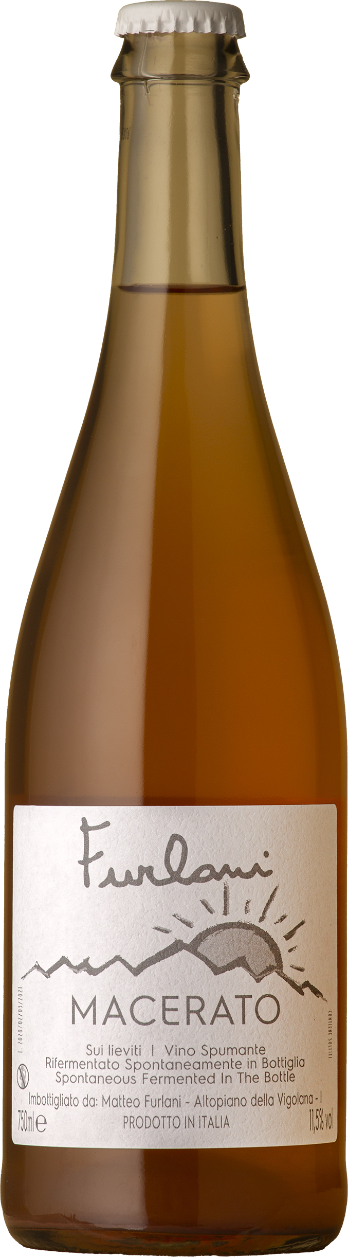 Cantina Furlani - Vino Macerato Pinot Grigio Pet Nat 2019 Sparkling Wine