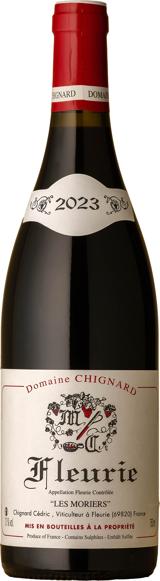 Domaine Chignard - Les Moriers Fleurie Gamay 2023 Red Wine