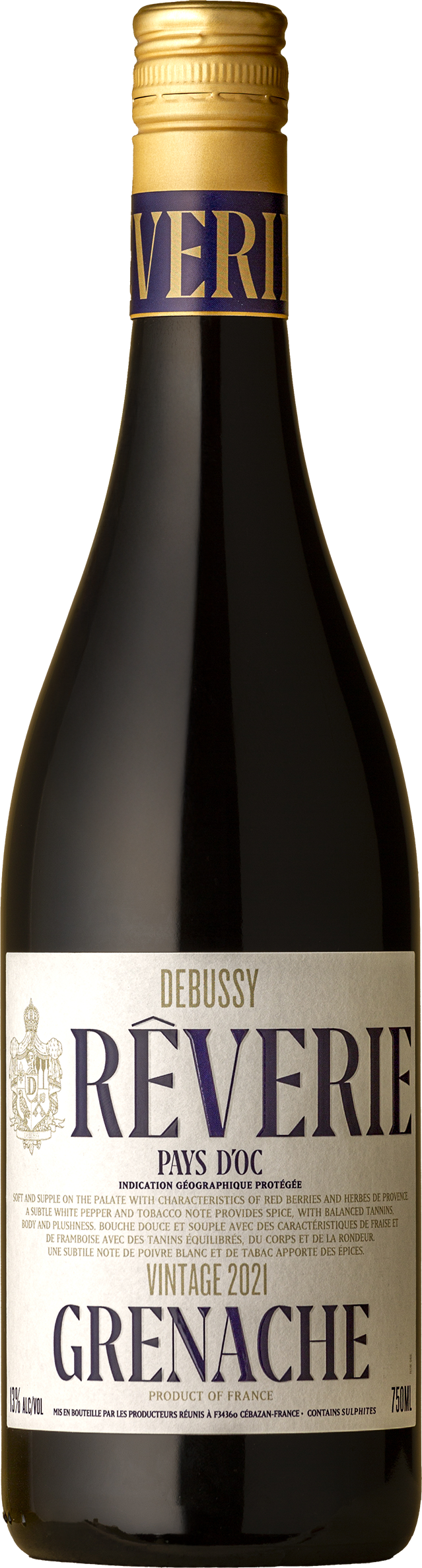 Debussy - Rêverie Grenache 2021 Red Wine