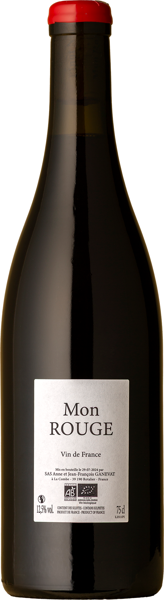 Anne & Jean-François Ganevat - Mon Rouge Pinot Noir 2023 Red Wine
