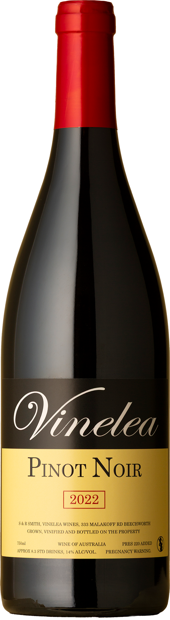 Vinelea - Beechworth Pinot Noir 2022 Red Wine