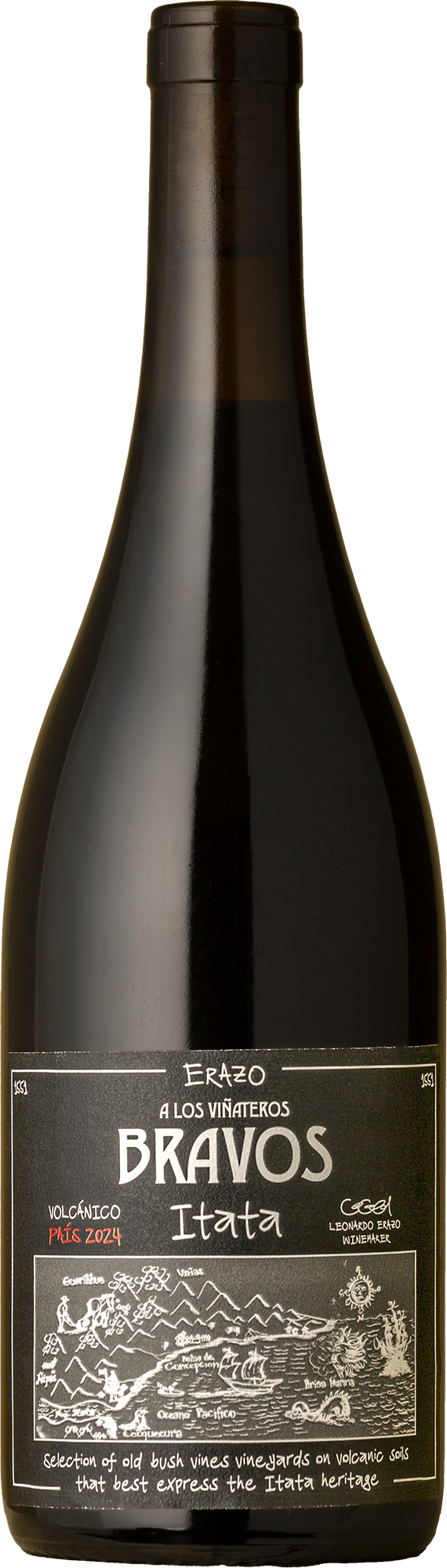 A Los Viñateros Bravos - Volcanico Pais 2024 White Wine