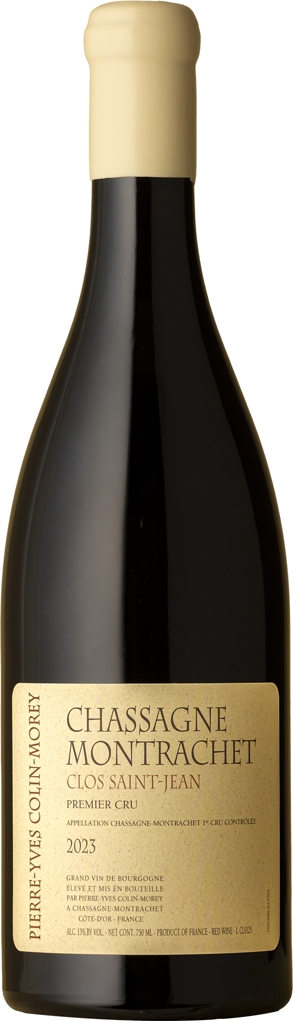 Pierre-Yves Colin-Morey - Clos Saint-Jean 1er Cru Chassagne-Montrachet Rouge 2023 White Wine