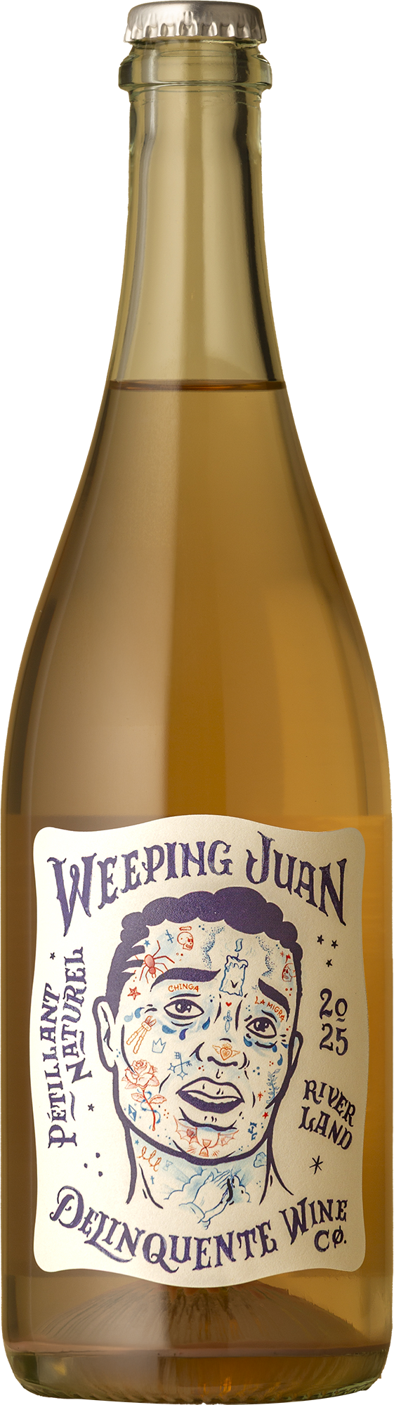 Delinquente - Weeping Juan Pet Nat Rosé 2025 Sparkling Wine