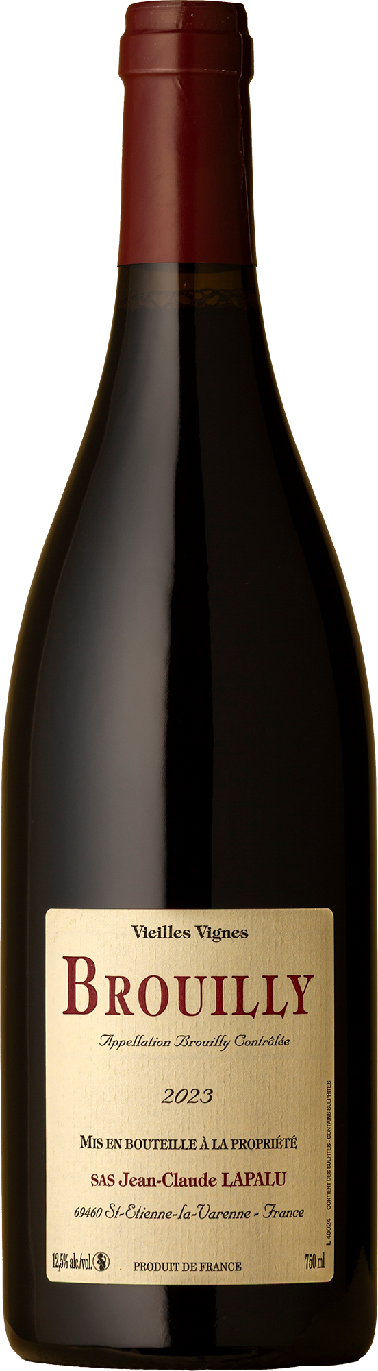 Jean-Claude Lapalu - Vieilles Vignes Brouilly Gamay 2023 Red Wine
