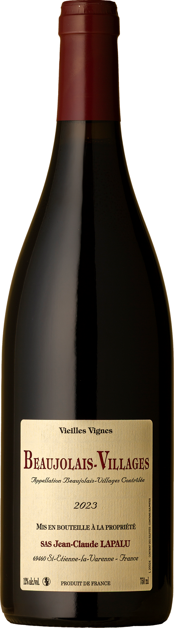 Jean-Claude Lapalu - Vieilles Vignes Beaujolais-Villages 2023 Red Wine