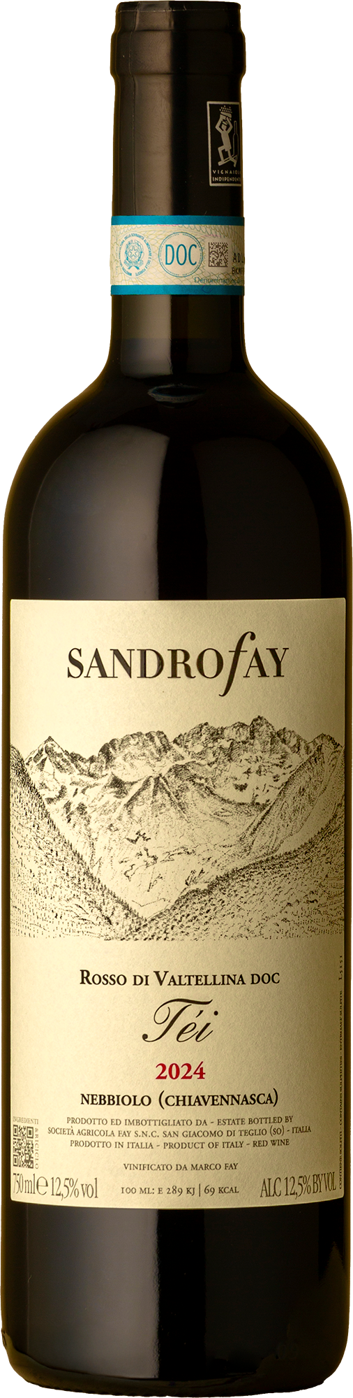 Sandro Fay - Tei Rosso di Valtellina Nebbiolo 2024