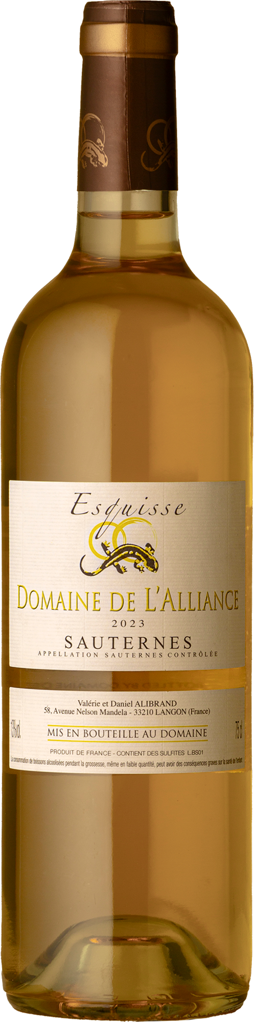 Domaine de L'Alliance - Esquisse Sauternes 2023