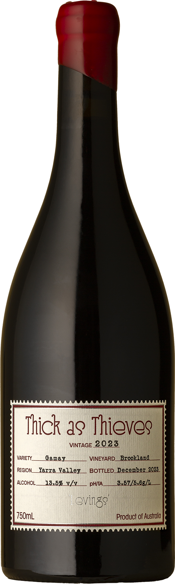 Thick As Thieves - Levings Gamay 2023 Red Wine