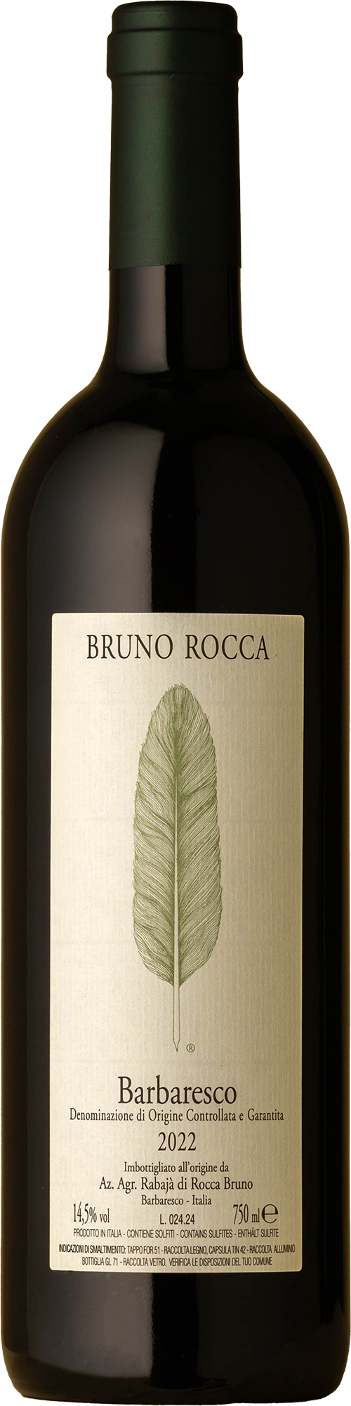 Bruno Rocca - Barbaresco Nebbiolo 2022 Rosé