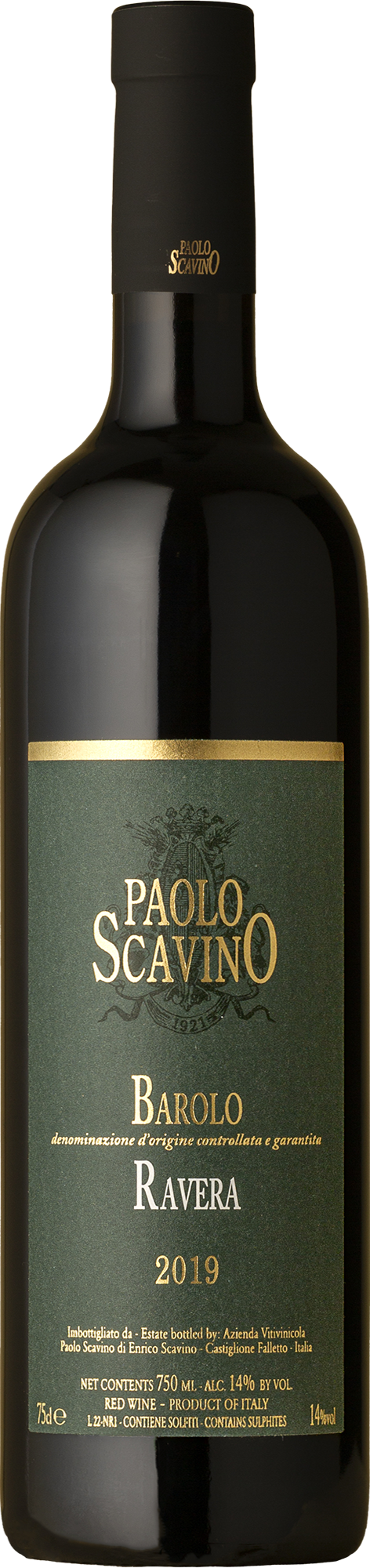 Paolo Scavino - Ravera Barolo 2019 Red Wine