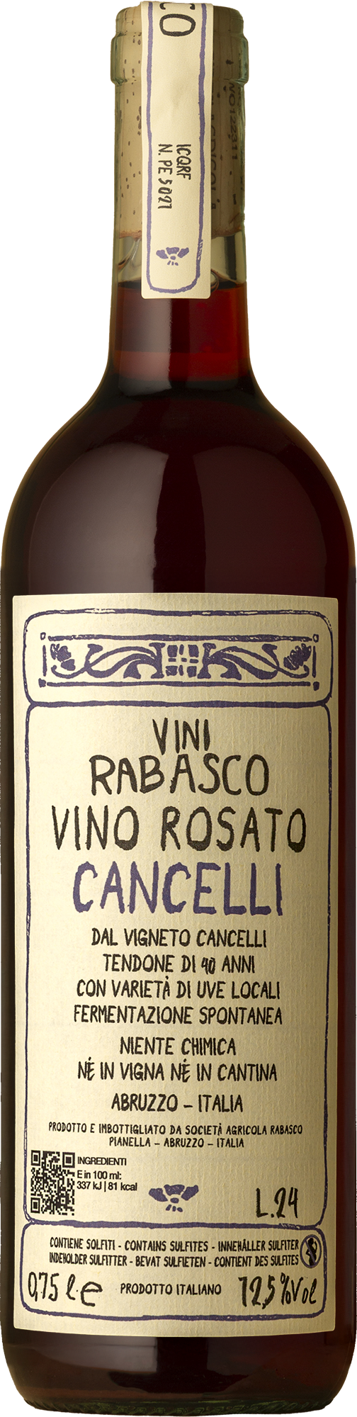 Rabasco - Cancelli Rosato Montepulciano 2024 Rosé