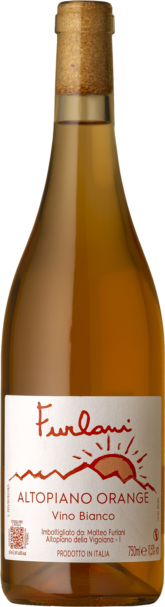 Cantina Furlani - Alto Piano Orange Müller Thurgau 2024 Orange Wine