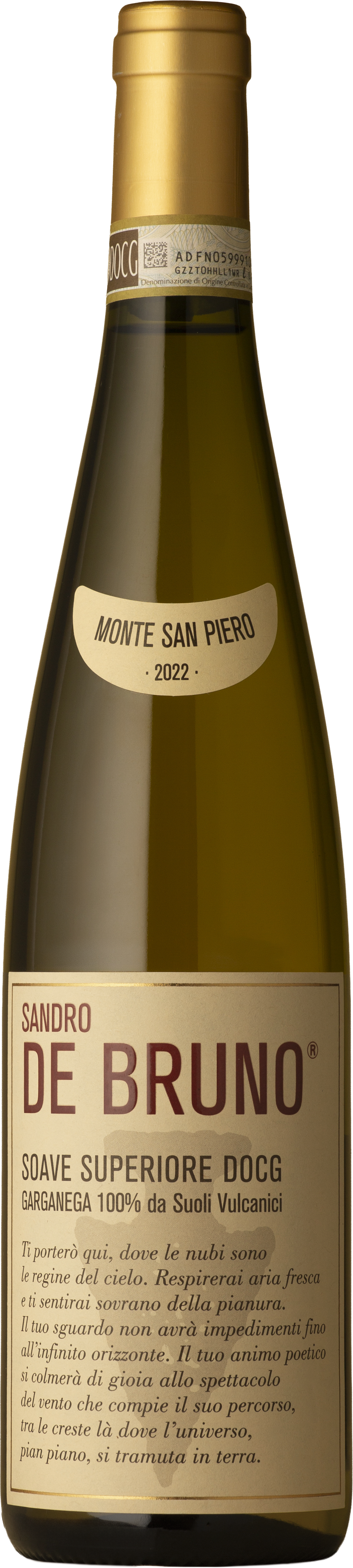 Sandro de Bruno - Monte San Piero Superiore Soave Garganega 2022 White Wine