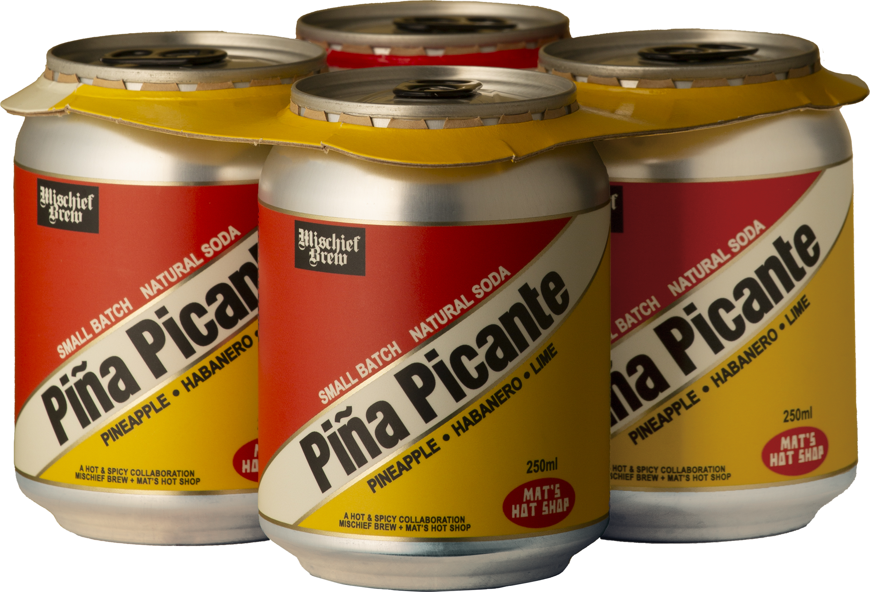 Mischief Brew - Piña Picante Soda 4-Pack